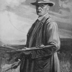 East Alfred _ autoritratto 1912 - Alfred East